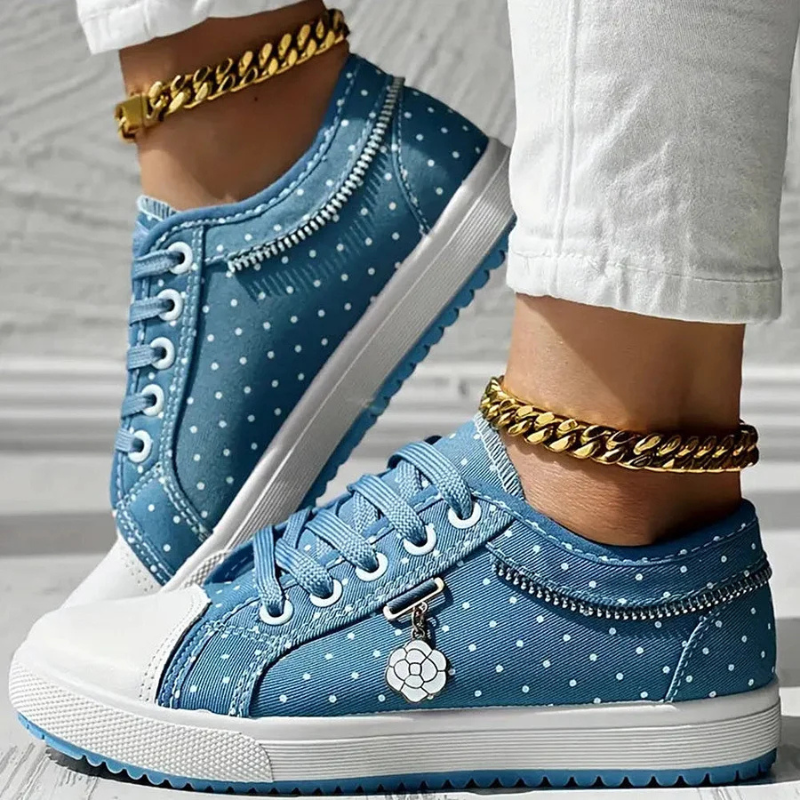 CARO | ELEGANT WOMEN'S SNEAKERS WITH FLORAL DETAILS