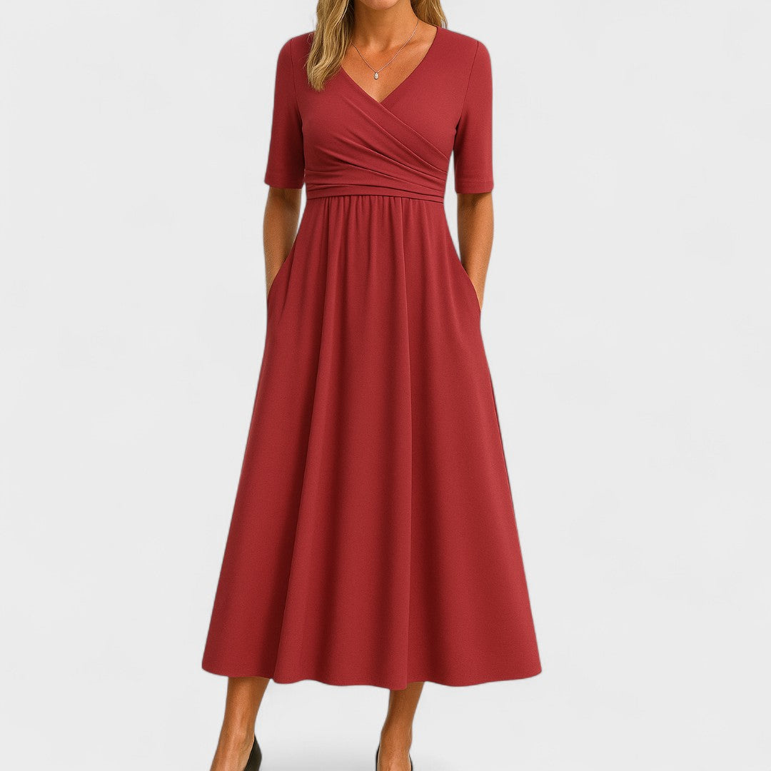 Lori | Elegant Wrap-Style Dress