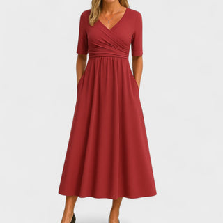 Lori | Elegant Wrap-Style Dress