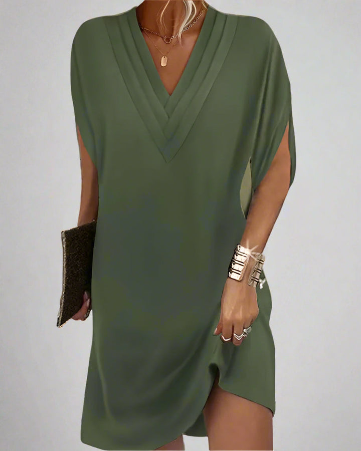 Amélie | Elegant Dress with V-Neck