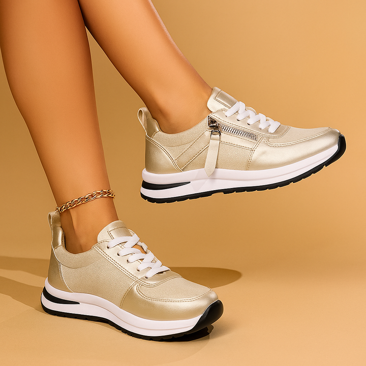 Karine | Zip-Up Orthopedic Sneakers