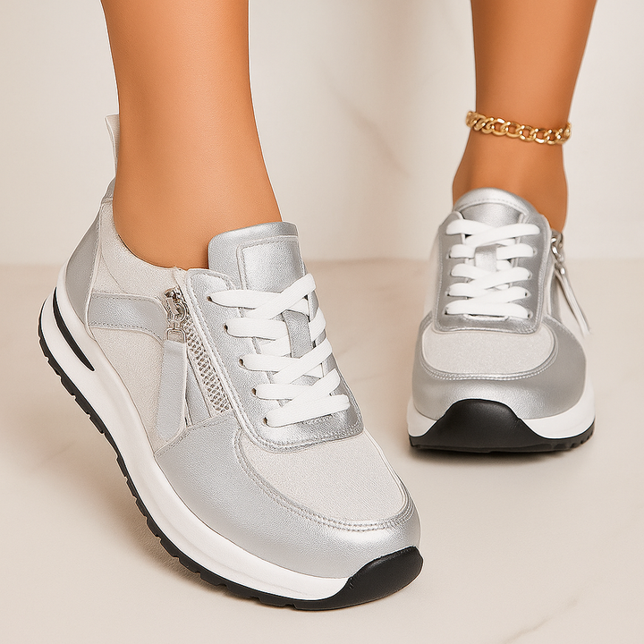 Karine | Zip-Up Orthopedic Sneakers