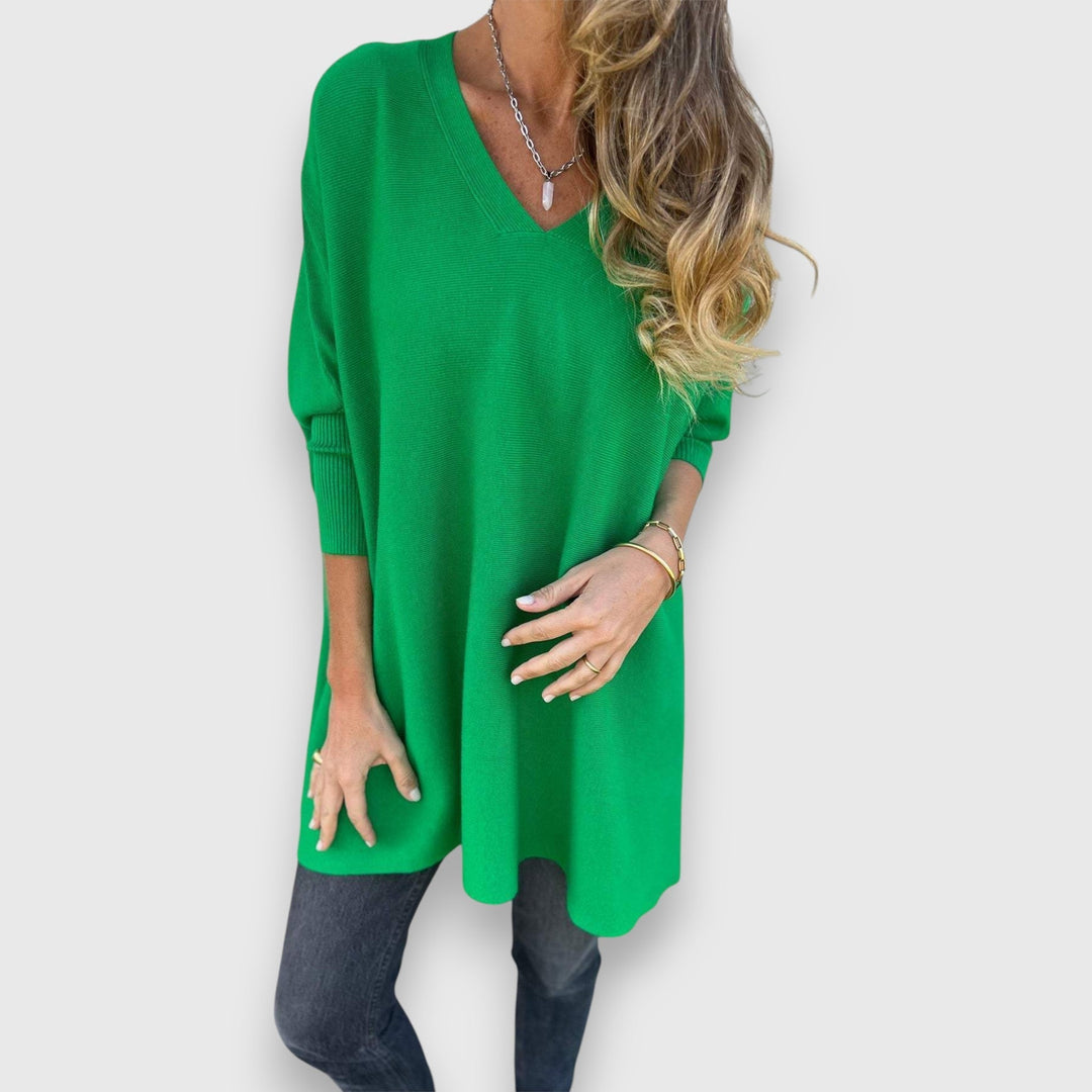 Rosie | Cosy Oversized V-Neck Sweater