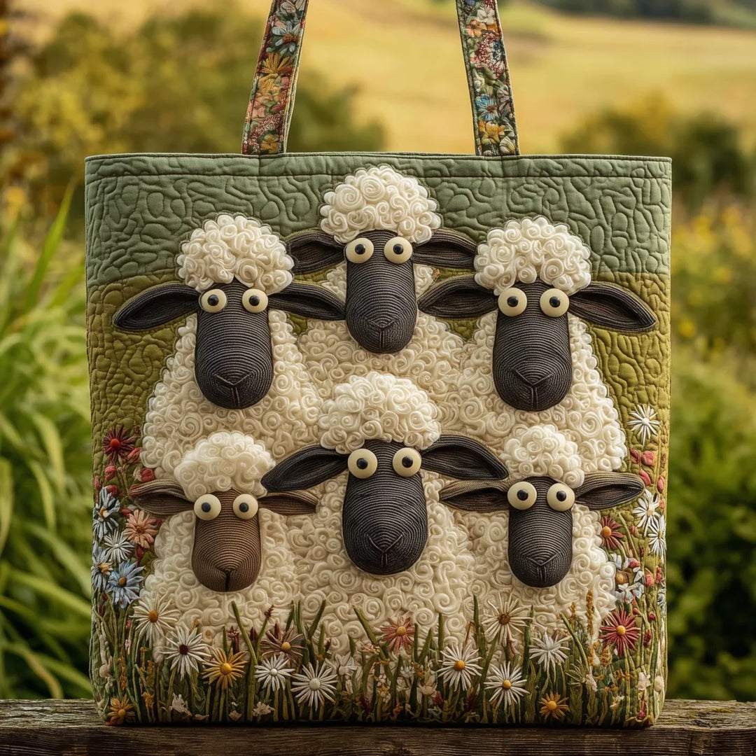Handcrafted Five Sheep Bag