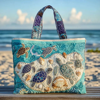 Handcrafted Turtle Love Bag