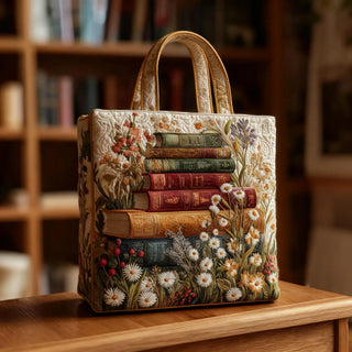 Floral Patterned Quilted Artisan Bag