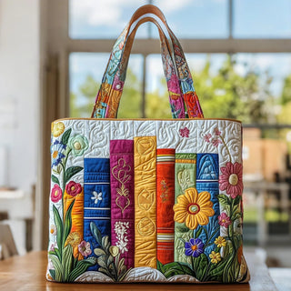 Floral Library Artisan Bag