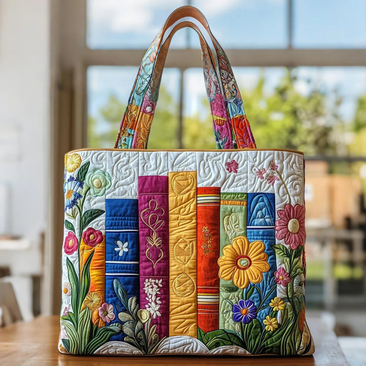 Floral Library Artisan Bag