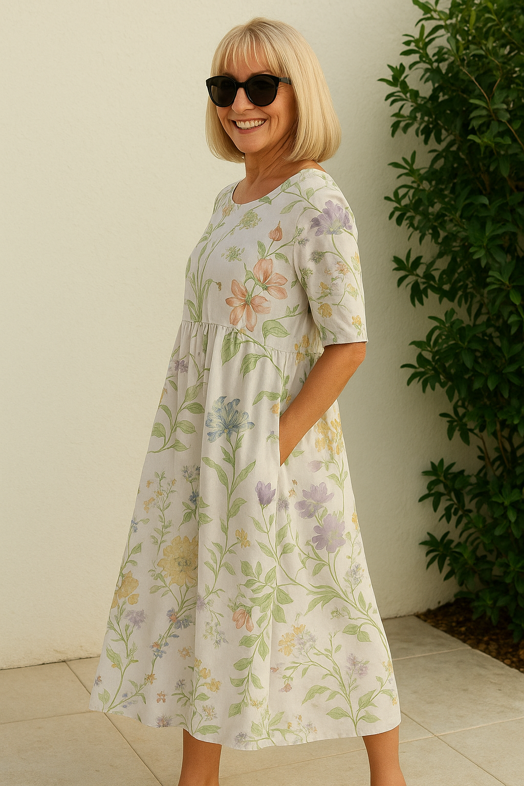 Eliza | Casual Midi Dress