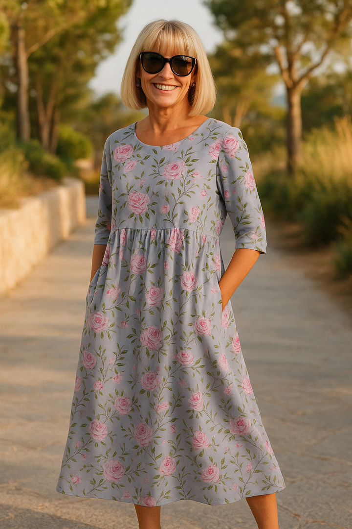 Eliza | Casual Midi Dress