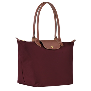 Le Pliage Tote Large, Burgundy