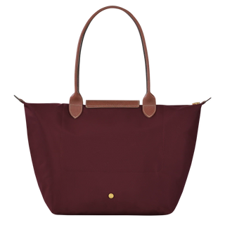 Le Pliage Tote Large, Burgundy
