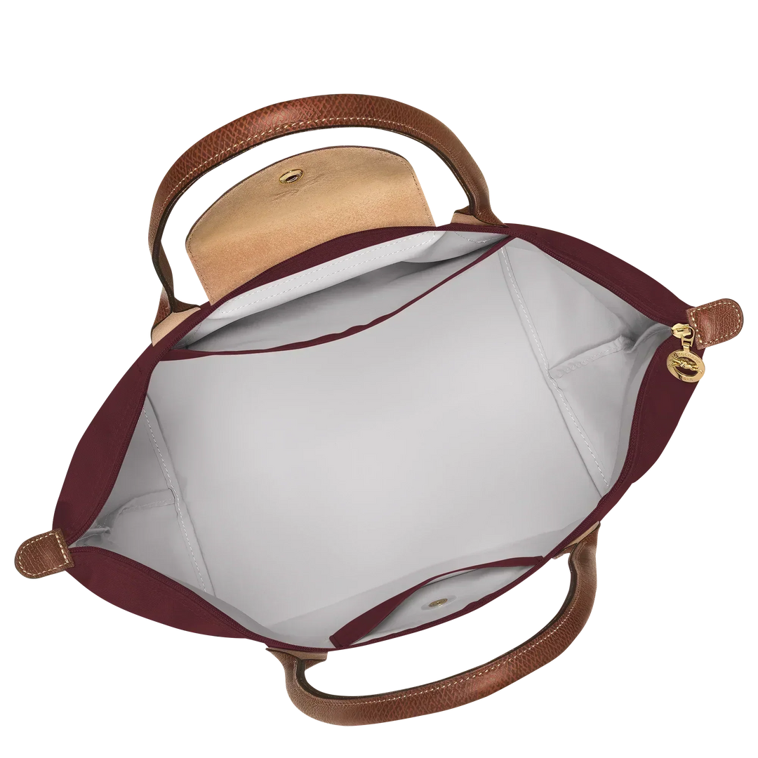 Le Pliage Tote Large, Burgundy