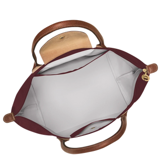 Le Pliage Tote Large, Burgundy