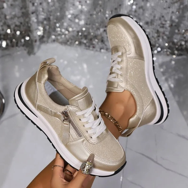 Karine | Zip-Up Orthopedic Sneakers