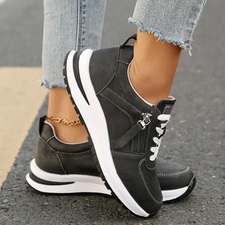 Karine | Zip-Up Orthopedic Sneakers