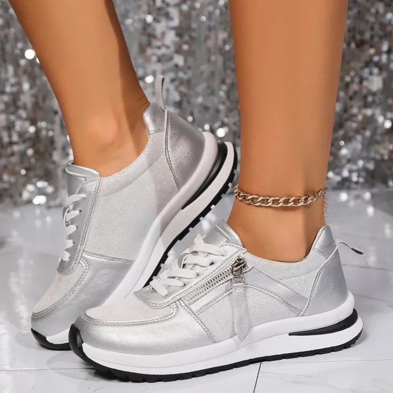 Karine | Zip-Up Orthopedic Sneakers