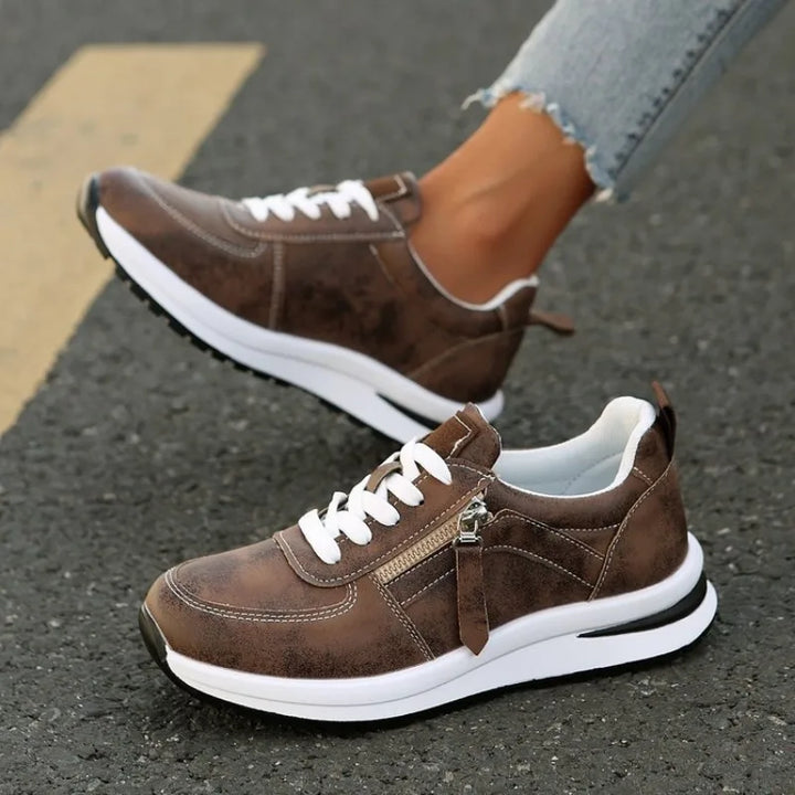 Karine | Zip-Up Orthopedic Sneakers