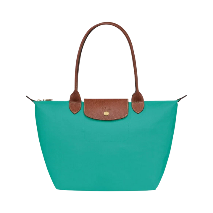 Le Pliage Tote Large, Turquoise