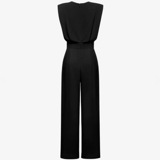 Ariadna | Elegant Sleeveless Belted Wide-Leg Jumpsuit