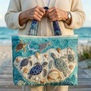 Handcrafted Turtle Love Bag