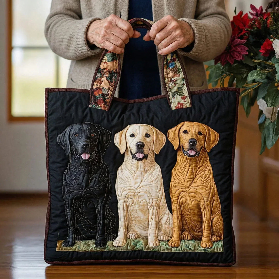 Artisan Tote - Trio of Labradors