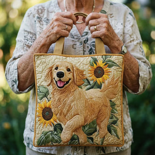 Handcrafted Golden Retriever Tote