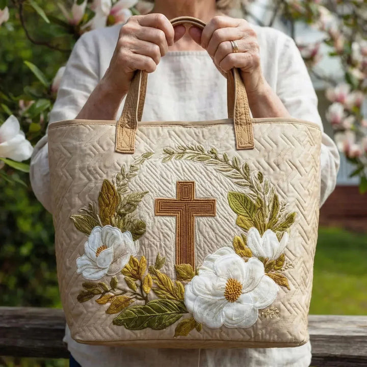 Handcrafted Sacred Cross Bag